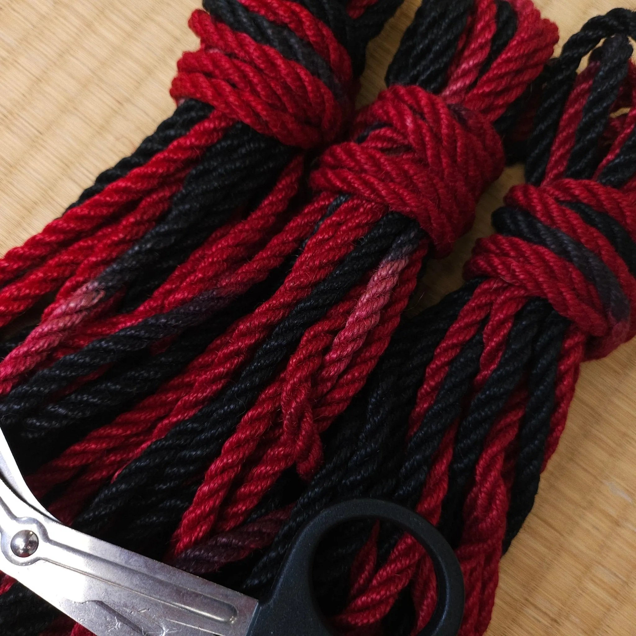 Red Twilight 2-Ply Shibari Jute Rope - Free Shears!*