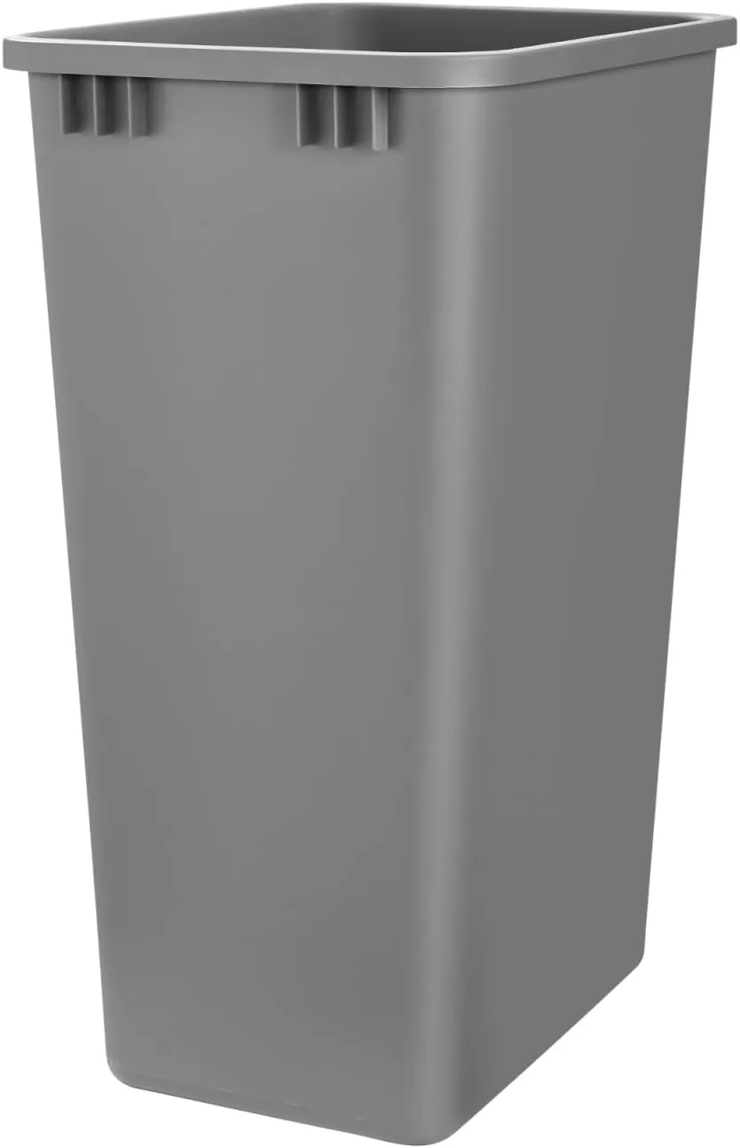 Rev-A-Shelf 50 Quart Waste Bin, Silver