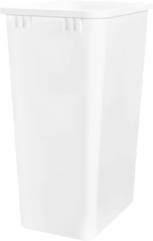 Rev-A-Shelf 50 Quart Waste Bin, White
