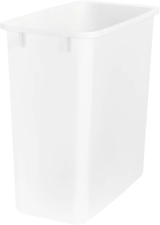 Rev-A-Shelf Polymer Replacement 20 Waste/Trash Container Pull Outs, Standard, White
