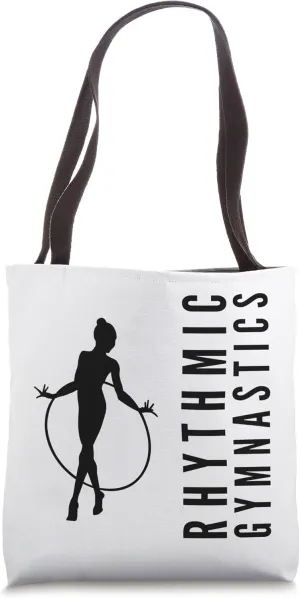 Rhythmic Gymnastics - Gymnast with a hoop Tote Bag