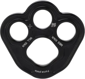 Rigging Plate 3 Holes Aluminum Multi Anchor Plate for Rock Climbing Space 50KN Weight Bearing Uniform Force Climbing Gear Outdoor