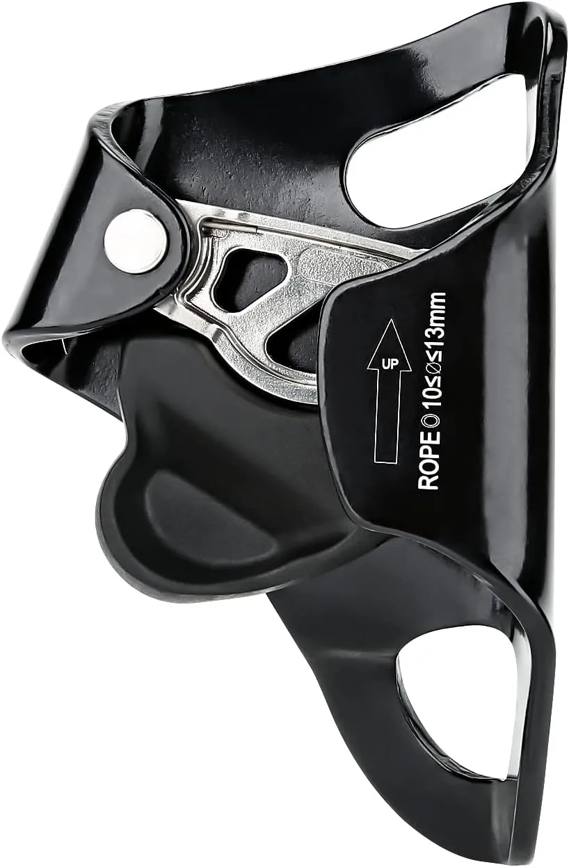 Rock Climbing Chest Ascender Climbing Mountaineering Tree Arborist Climbing Rappelling Equip for 10-13mm Rope