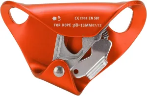 Rock Climbing Chest Ascender, Large Opening High Strength Metal Automatic Climbing Stop Descender for Outdoor Sports, Aerial Work