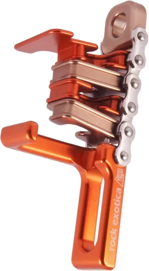 Rock Exotica Unicender - Versatile Climbing Tool for Doubled Rope and Single Rope Techniques