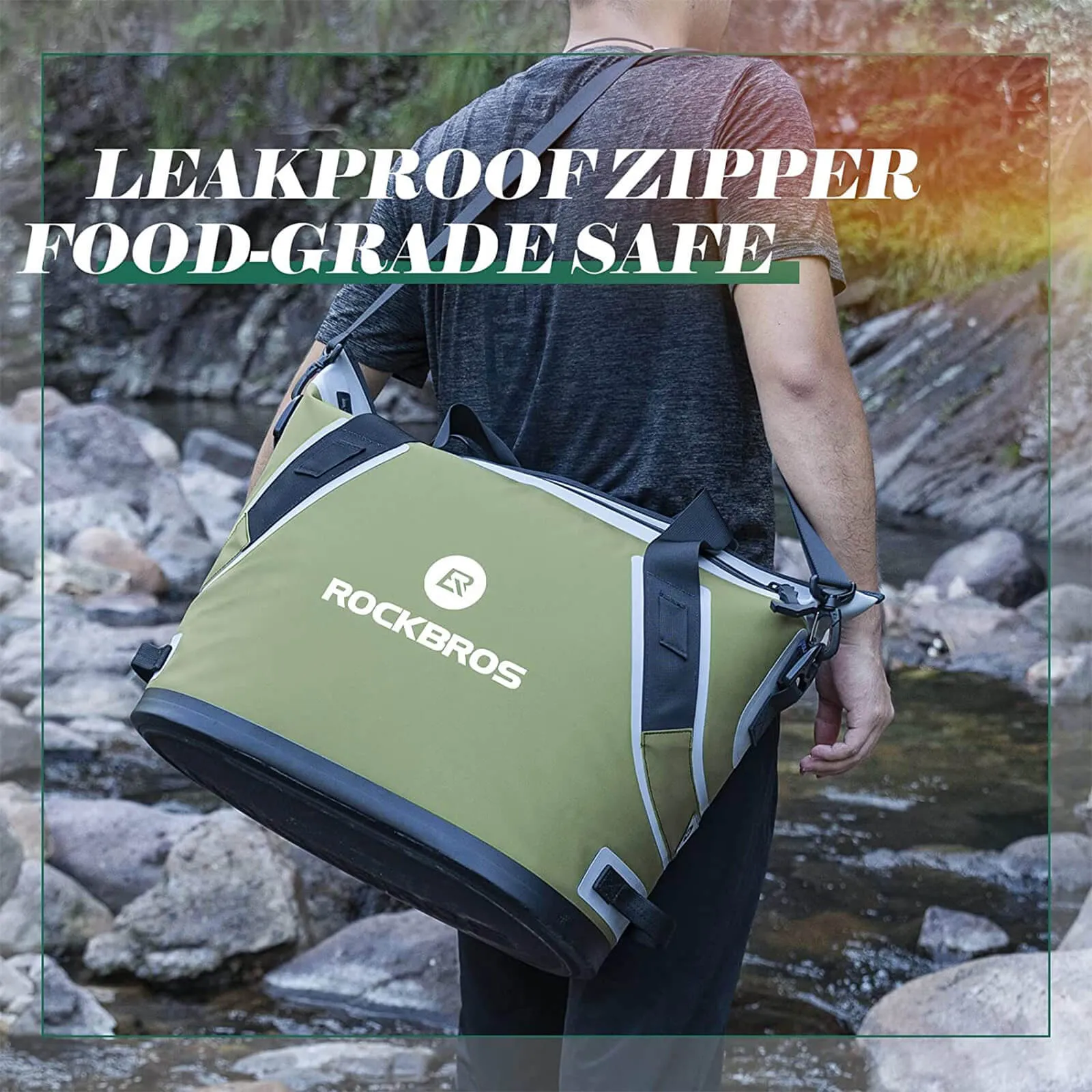 ROCKBROS Portable Soft Cooler Bag for Beach Floating Fishing