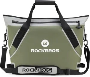 ROCKBROS Soft Cooler Insulated Leak Proof Cooler Bag Portable 36 Can Large Soft Sided Coolers Waterproof Insulated Pack Cooler for Travel, Beach, Camping, Picnic, Lunch, Fishing, Floating, Party