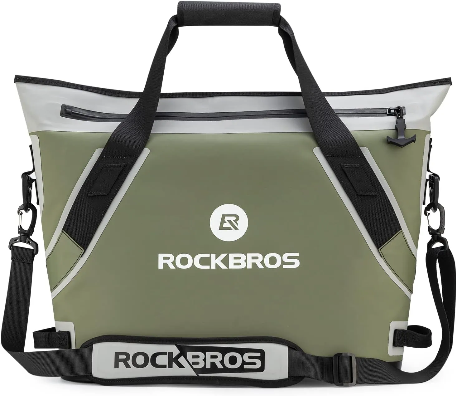 ROCKBROS Soft Cooler Insulated Leak Proof Cooler Bag Portable 36 Can Large Soft Sided Coolers Waterproof Insulated Pack Cooler for Travel, Beach, Camping, Picnic, Lunch, Fishing, Floating, Party