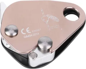 Rope Descender SELF Braking Stop Gear Climbing Mountaineering for Outdoor Activities