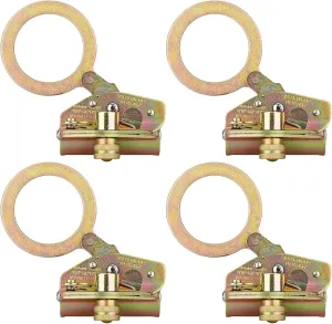 Rope Grab Ascender Fall Protection 25KN Riser Adjuster Fits 9/16" - 5/8" Rope for Rocking Climbing Tree Arborist Mountaineering Caving