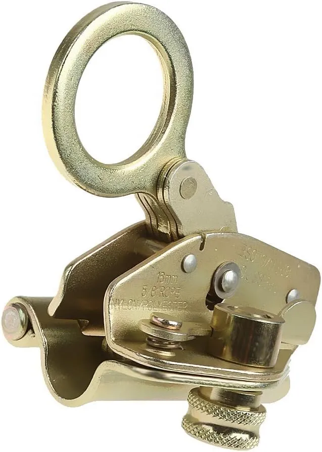 Rope Grab Ascender Fall Protection 25KN Riser Fits 14-16mm Nylon Rope for Rocking Climbing Tree Arborist