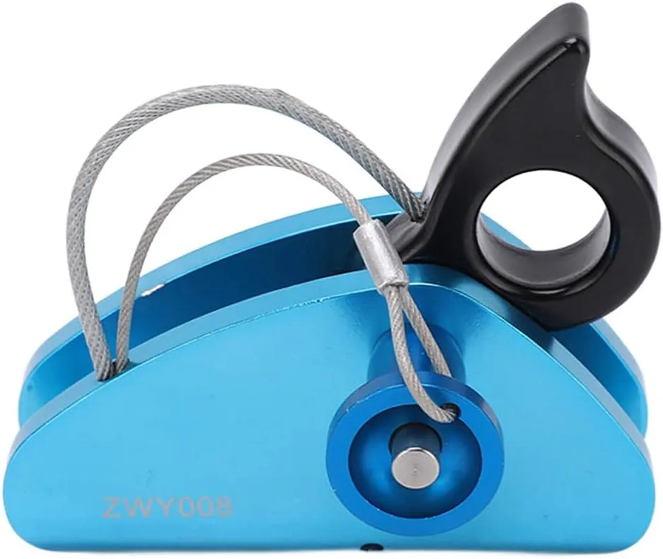 Rope Grab, Grabber Climbing Rope, Self-Locking Climbing Descender for Rock Climbing and Fall Protection in Construction