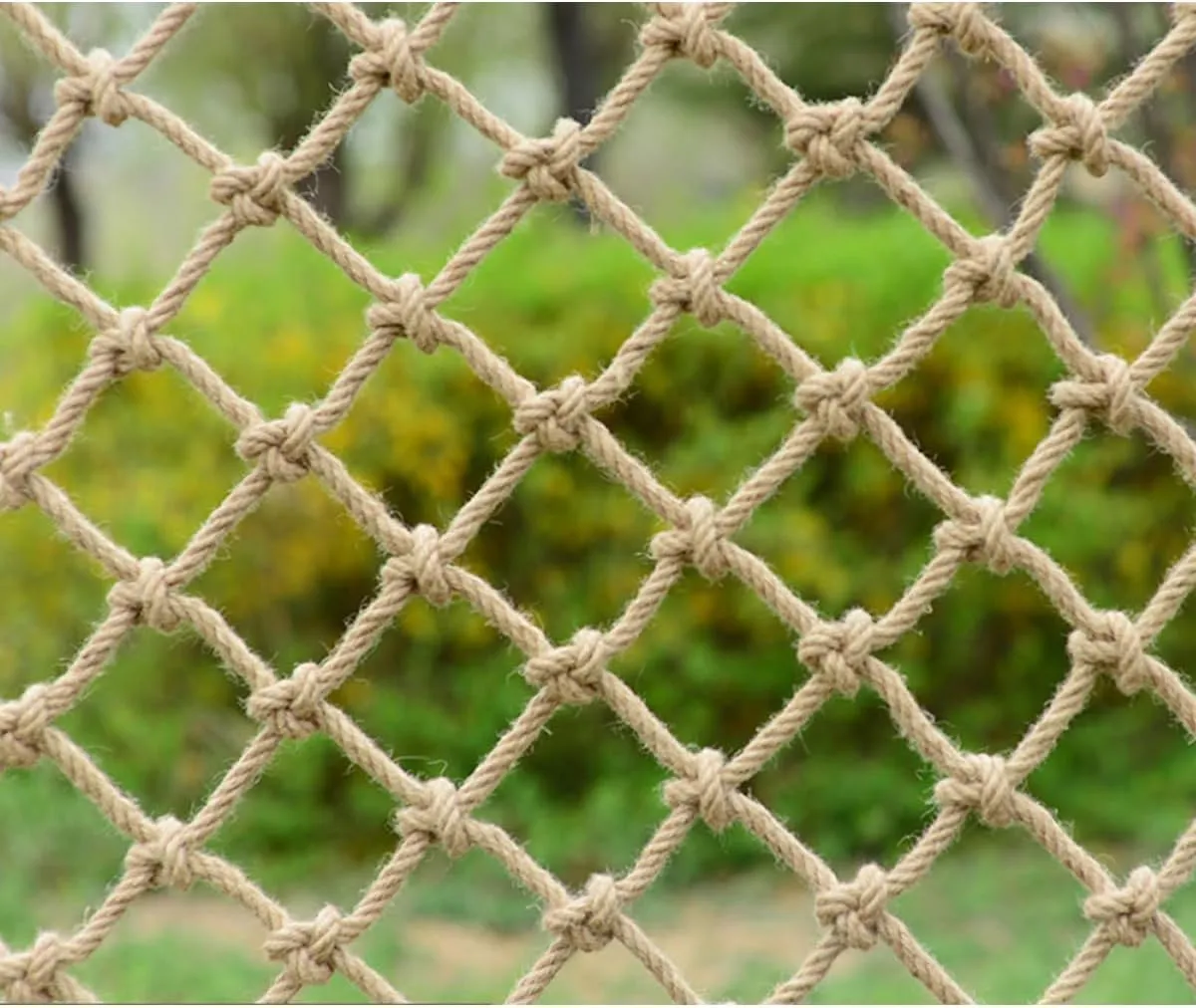 Rope Net Climbing Net,16mm Thick Rope Net for Playground Climbing,Tree House Climbing Child Safety Net Rope Ladder Hammock for Outdoor Heavy Duty Cargo Net(Size:1mx2m)
