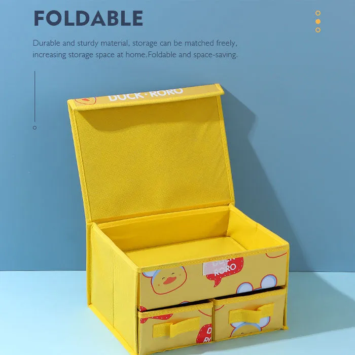 Roro Duck PU Fabric Storage Bin Series In Yellow Color