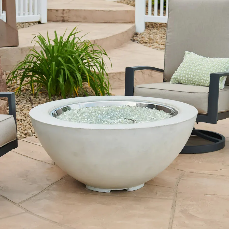 Round Gas Fire Pit Bowl The Cove 42"