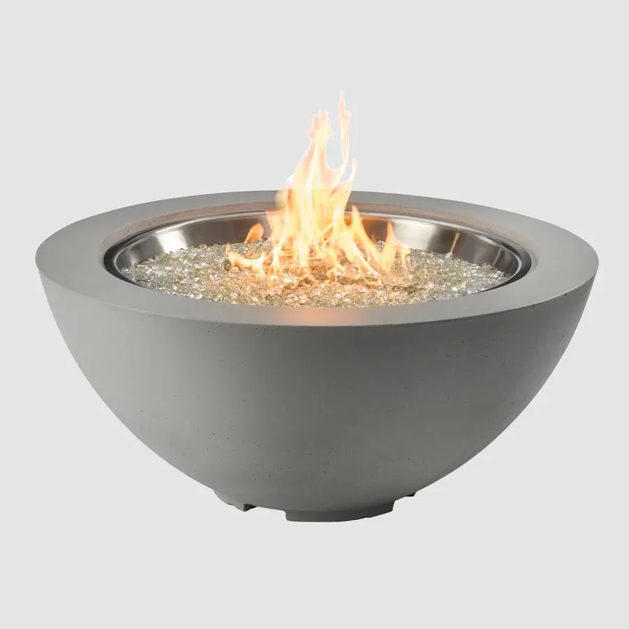 Round Gas Fire Pit Bowl The Cove 42"