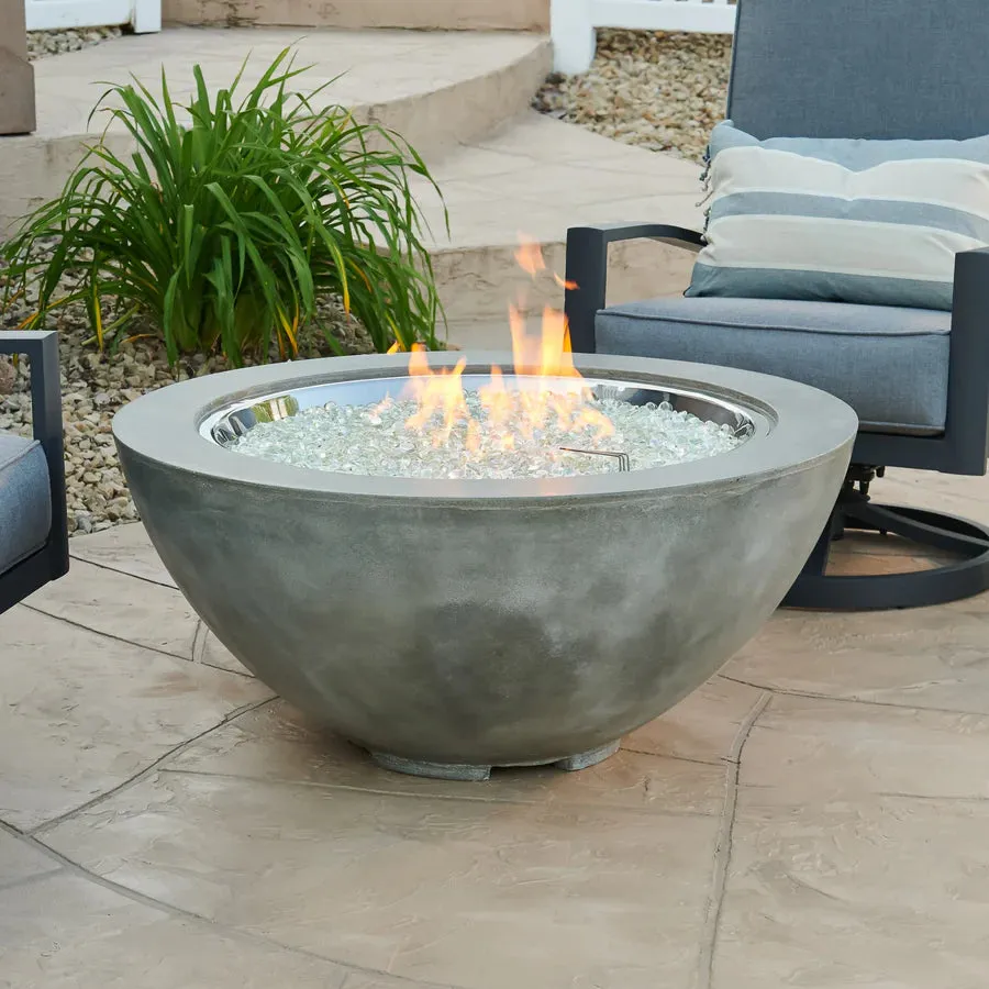 Round Gas Fire Pit Bowl The Cove 42"