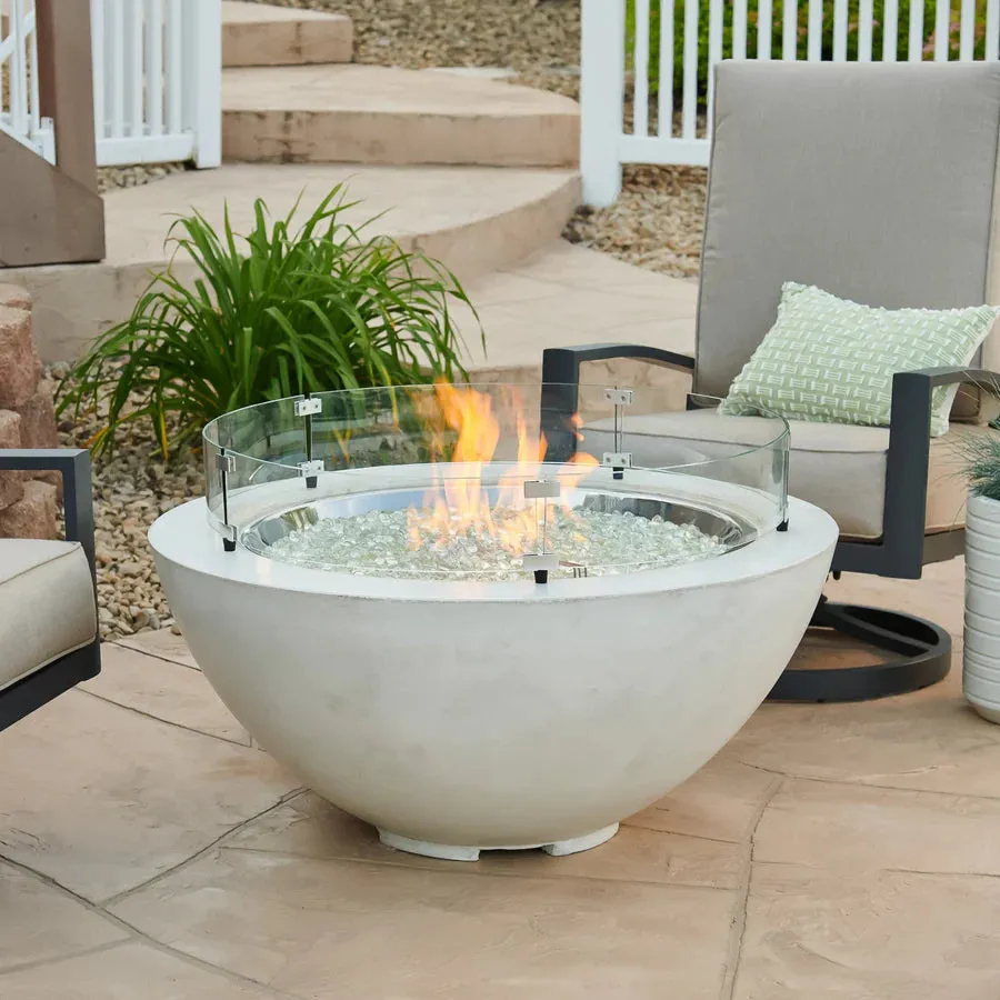 Round Gas Fire Pit Bowl The Cove 42"