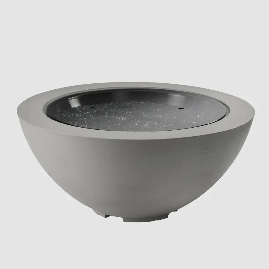 Round Gas Fire Pit Bowl The Cove 42"