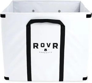 RovR 60 Standard White LandR Bin - Stylish Wagon Bin with Nylon Carrying Straps - Upgrade Your RovR Rollr 60 Wheeled Cooler with The Ultimate Storage Bin