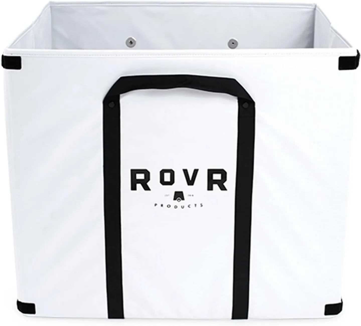 RovR 60 Standard White LandR Bin - Stylish Wagon Bin with Nylon Carrying Straps - Upgrade Your RovR Rollr 60 Wheeled Cooler with The Ultimate Storage Bin