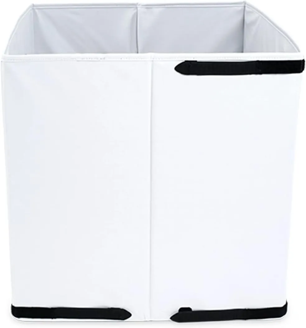 RovR 60 Standard White LandR Bin - Stylish Wagon Bin with Nylon Carrying Straps - Upgrade Your RovR Rollr 60 Wheeled Cooler with The Ultimate Storage Bin