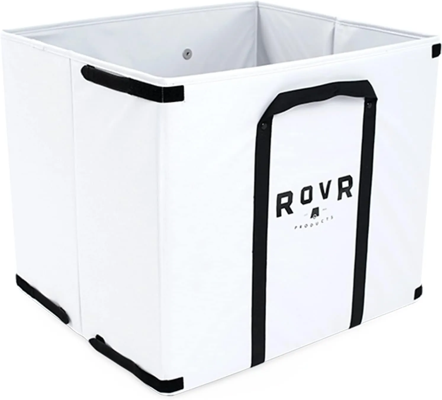 RovR 60 Standard White LandR Bin - Stylish Wagon Bin with Nylon Carrying Straps - Upgrade Your RovR Rollr 60 Wheeled Cooler with The Ultimate Storage Bin
