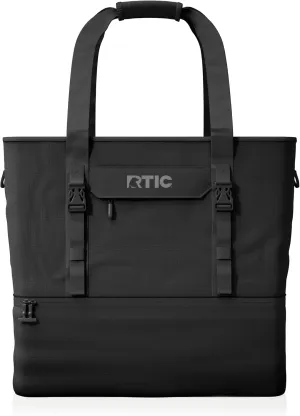 RTIC 2-in-1 Chillout Bag Soft Insulated Cooler Tote, Portable, for Lunch, Beach, Travel, Drink, Beverage, Car, Camping, Picnic, 24-Can Capacity,