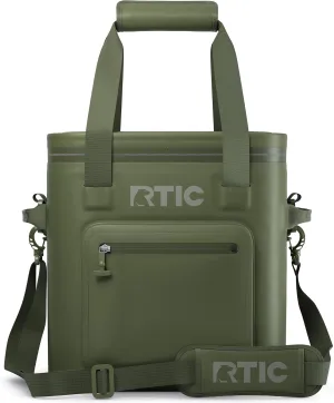 RTIC 20 Can Ultra-Tough Soft Cooler Pro, Insulated, Waterproof, Leak Proof, Portable Floating Bag for Beverage, Drink, Lunch, Outdoor, Beach, Car,Camping, Picnic, Fishing, Boat
