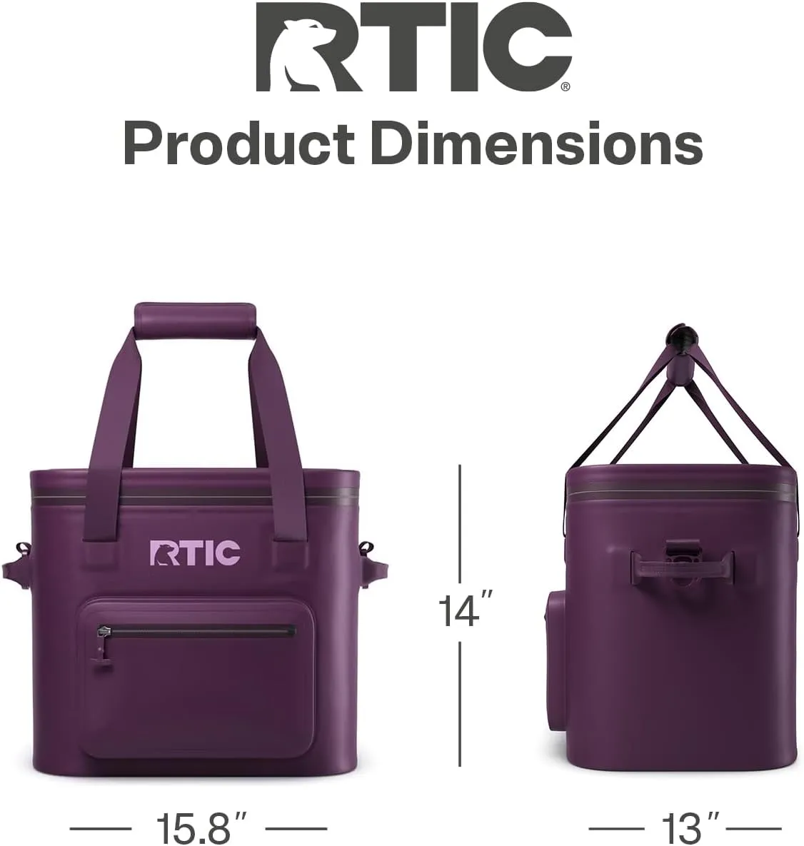 RTIC 30 Can Ultra-Tough Soft Cooler Pro, Insulated, Waterproof, Leak Proof, Portable Floating Bag for Beverage, Drink, Lunch, Outdoor, Beach, Car,Camping, Picnic, Fishing, Boat