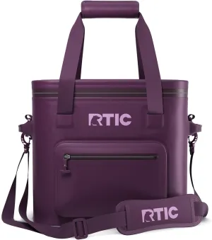 RTIC 30 Can Ultra-Tough Soft Cooler Pro, Insulated, Waterproof, Leak Proof, Portable Floating Bag for Beverage, Drink, Lunch, Outdoor, Beach, Car,Camping, Picnic, Fishing, Boat