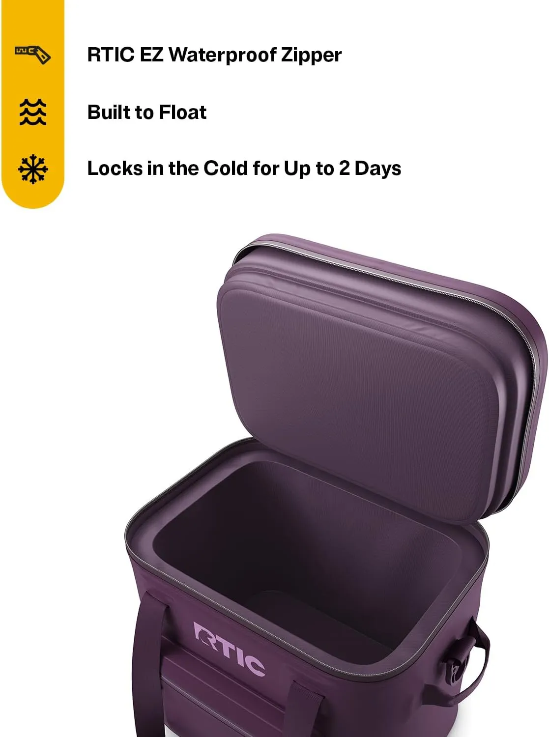 RTIC 30 Can Ultra-Tough Soft Cooler Pro, Insulated, Waterproof, Leak Proof, Portable Floating Bag for Beverage, Drink, Lunch, Outdoor, Beach, Car,Camping, Picnic, Fishing, Boat