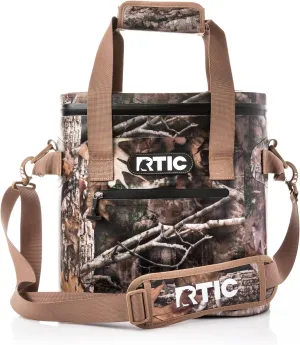 RTIC Ultra-Tough Soft Cooler 20 Can, Insulated Bag Portable Ice Chest Box for Lunch, Beach, Drink, Beverage, Travel, Camping, Picnic, Car, Trips, Floating Cooler Leak-Proof with Zipper