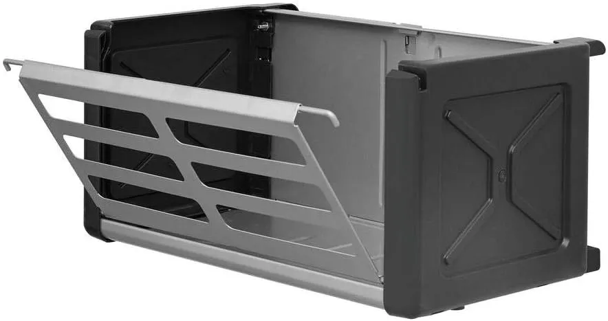 Rubbermaid FastTrack Rail Access Bin, Garage Organization Bin for Sports Equipment/Gardening Supplies/Shed/Home/Garage/Item Storage