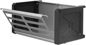 Rubbermaid FastTrack Rail Access Bin, Garage Organization Bin for Sports Equipment/Gardening Supplies/Shed/Home/Garage/Item Storage