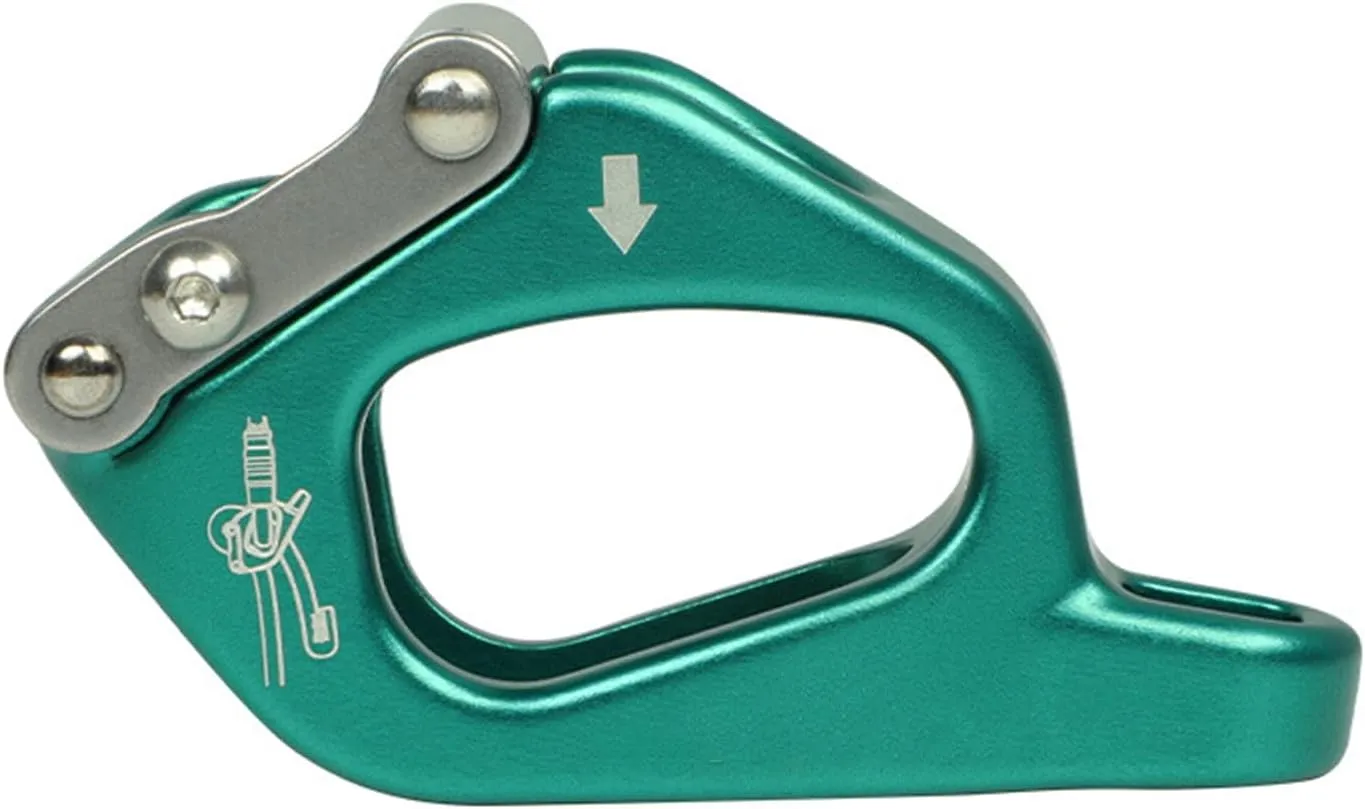 Rusts Rope Adjuster Climbing Descender for Rock Climbing Ergonomic Climbing Device for Rappelling &