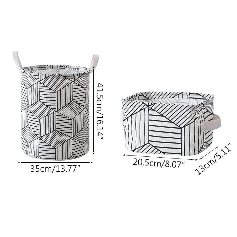 Rynx | Laundry Basket Fabric Art Dirty Laundry Basket Collapsible Large Clothing Dirty Laundry Basket Laundry Basket Laundry Basket Hamper