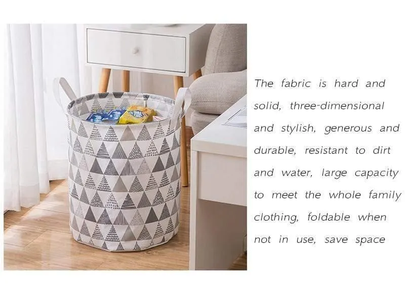 Rynx | Laundry Basket Fabric Art Dirty Laundry Basket Collapsible Large Clothing Dirty Laundry Basket Laundry Basket Laundry Basket Hamper