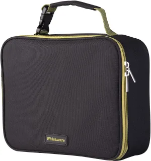 Rynx | Whiskware Insulated Soft Cooler Bag Lunch Box For School, Work And Travel, One Size, Black