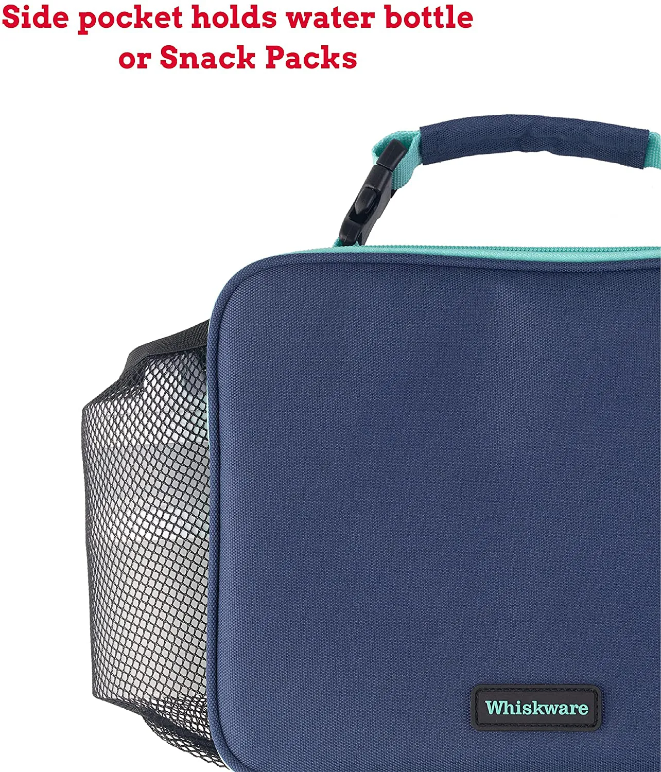 Rynx | Whiskware Insulated Soft Cooler Bag Lunch Box For School, Work And Travel, One Size, Black