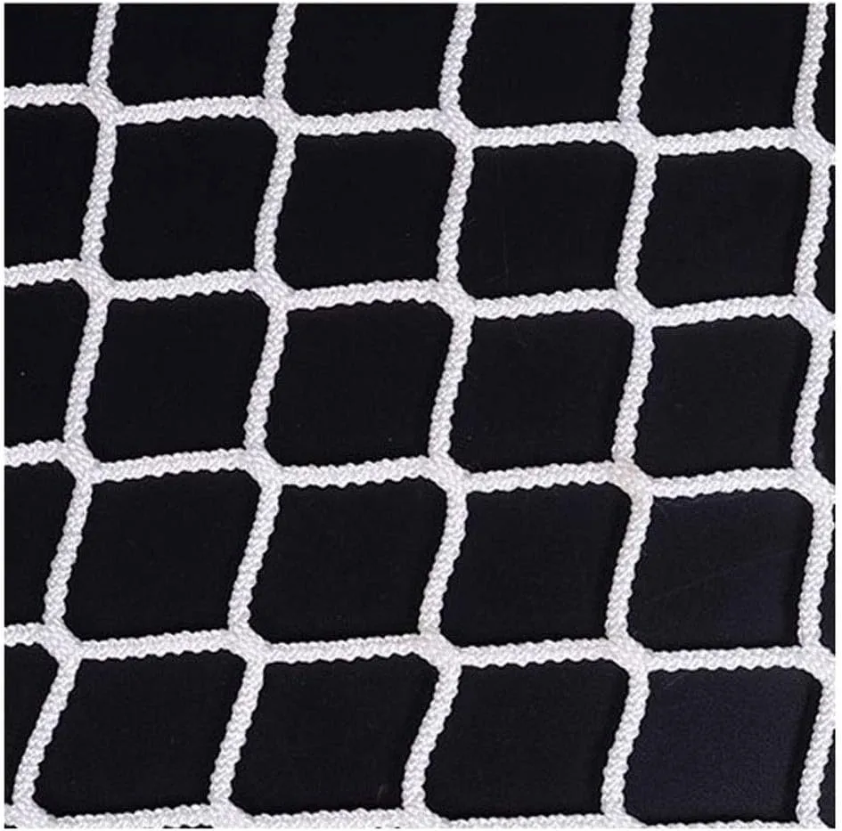 RZM Kids Stairs Balcony Netting Ball Stop Net for Football Field Basketball Court Golf Course Barrier Replacement Goal Net Protection Rope Truck Cargo Trailer (Color : White, Size : 1×3m(3.310ft))