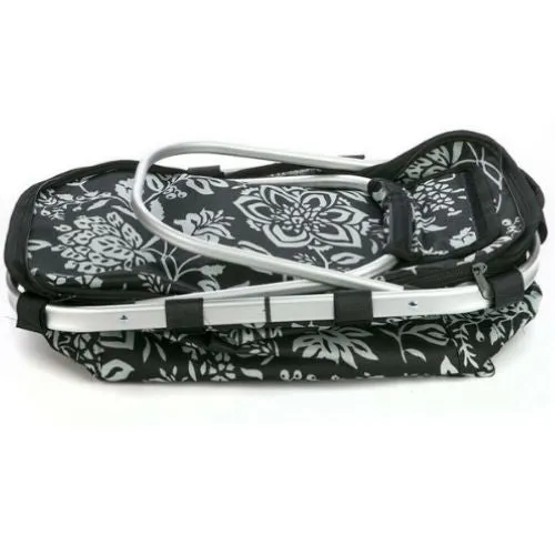 Sachi - Basket Cooler Insulated With Lid Collapsible/Foldable- Camellia Black