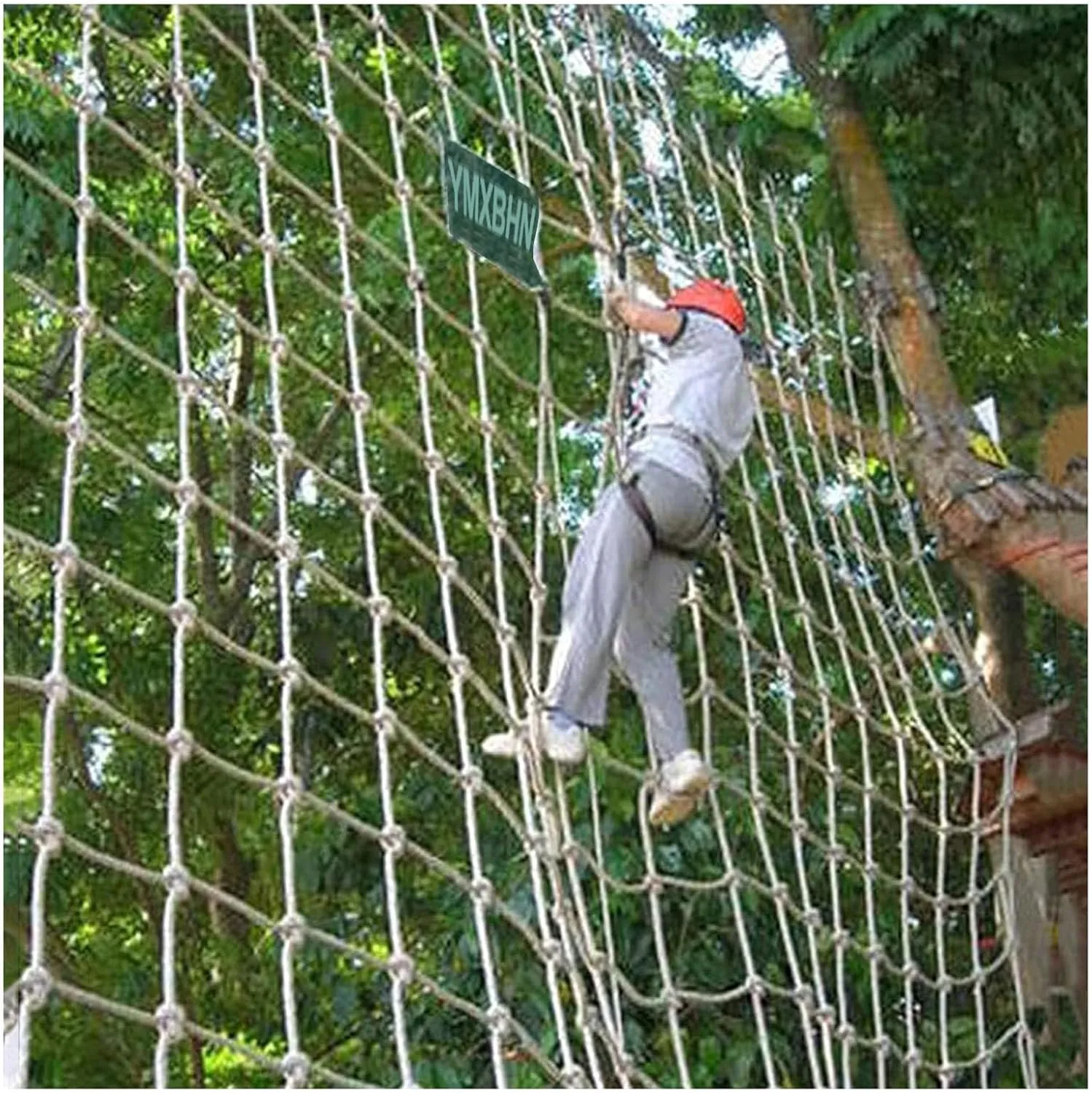 Safety Net Rope, Heavy Duty Net, Rope Climbing Net,Fence Stairs Balcony Railings Garden Playground Protection Playground Play Safety Net Outdoor Climbing Cargo Net(Size:2Mx4M(6.6FTx13.1FT))