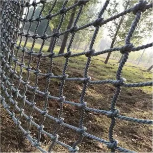 Safety Net Rope, Heavy Duty Net, Rope Climbing Net,Fence Stairs Balcony Railings Garden Playground Protection Playground Play Safety Net Outdoor Climbing Cargo Net(Size:2Mx4M(6.6FTx13.1FT))