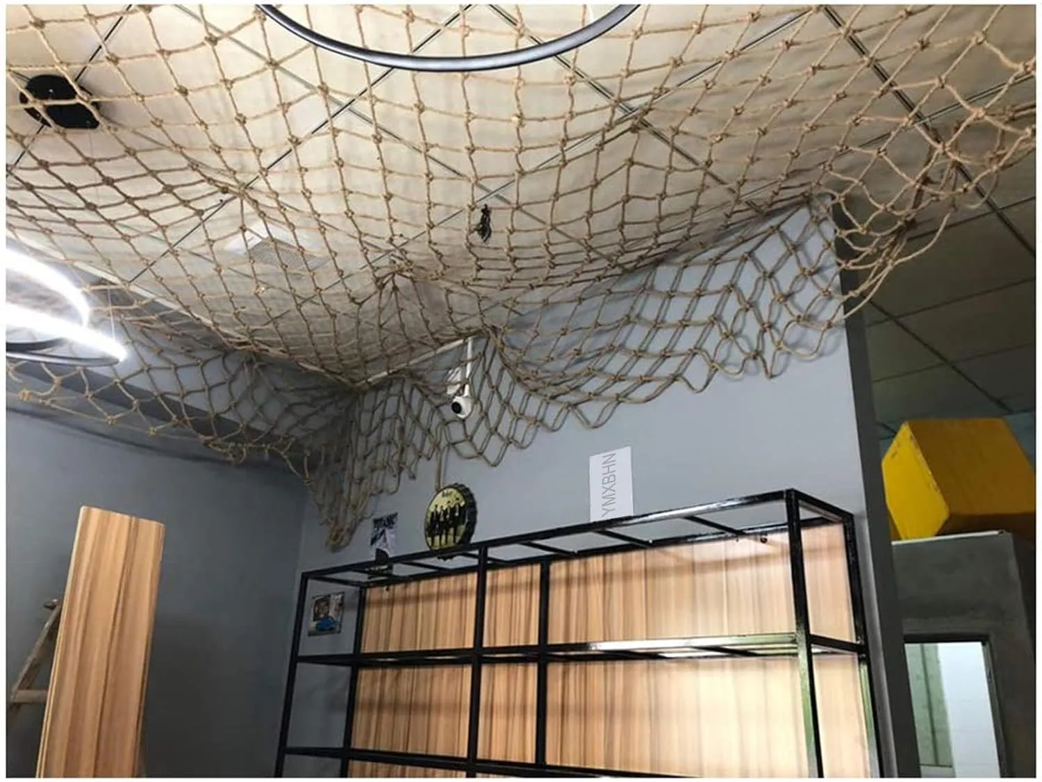 Safety Net Rope, Heavy Duty Net, Rope Climbing Net,Fence Stairs Balcony Railings Garden Playground Protection Playground Play Safety Net Outdoor Climbing Cargo Net(Size:9.8FTx9.8FT)