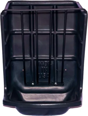 SCENIC ROAD Poly Wall Mounted Hay and Grain Feeder, for Horses, Goats, Sheep, Livestock