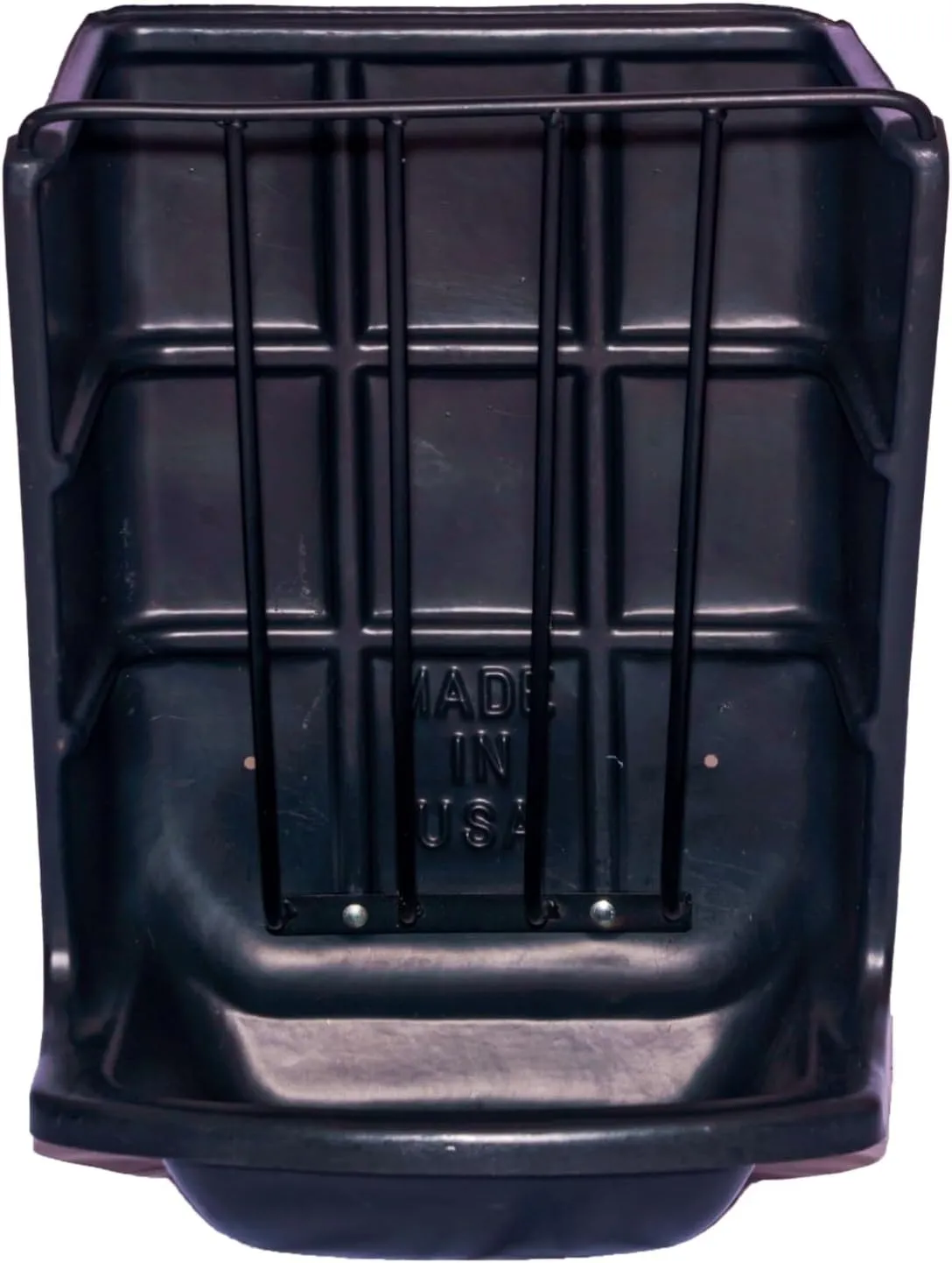 SCENIC ROAD Poly Wall Mounted Hay and Grain Feeder, for Horses, Goats, Sheep, Livestock
