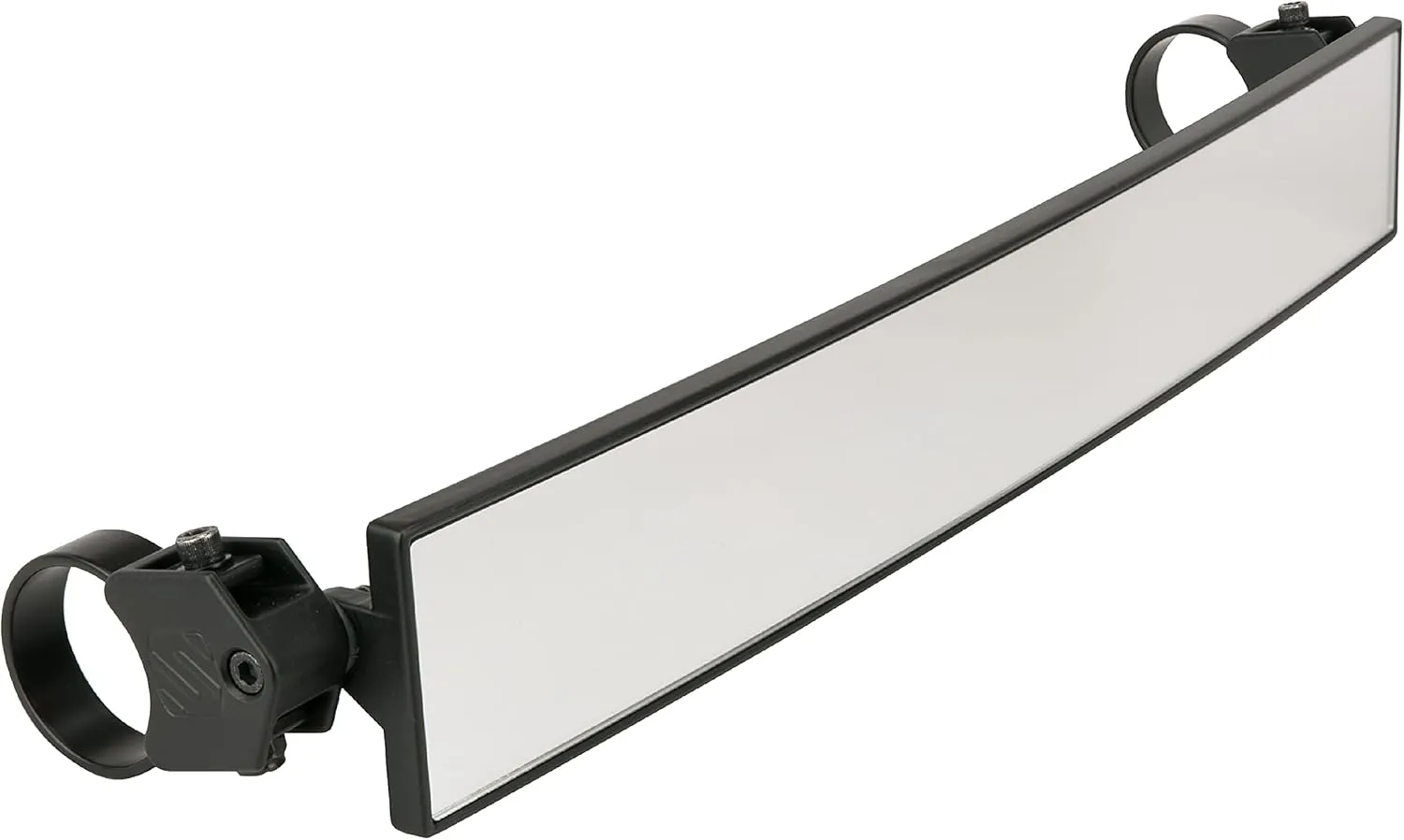 SCOSCHE PSM21010-15 BaseClamp 18” Panoramic Mirror Base with Two 1.5” Tube Clamps for ATV's UTV's and Side x Sides