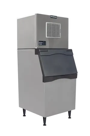 Scotsman Prodigy Elite Ice Maker, Full Cube, 525 lb/Day Production, Includes Scotsman B530P 536 lb. Storage Bin