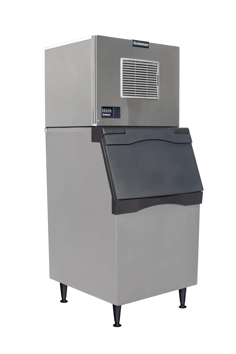 Scotsman Prodigy Elite Ice Maker, Full Cube, 525 lb/Day Production, Includes Scotsman B530P 536 lb. Storage Bin